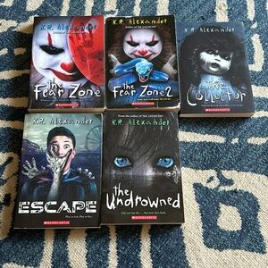 K.R. Alexander kids horror books. Soft cover